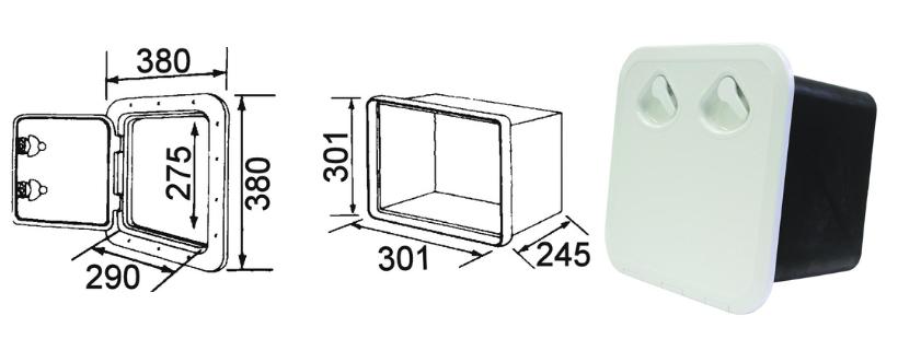 Nuova Rade storage hatches model RWB2340