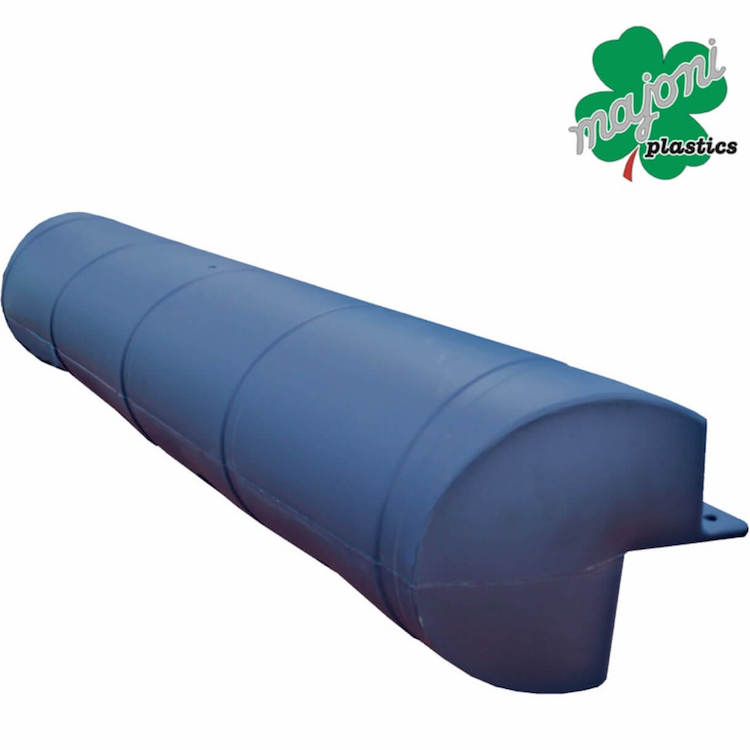 Blue Majoni large straight plastic dock and boat fender - Escaping Outdoors