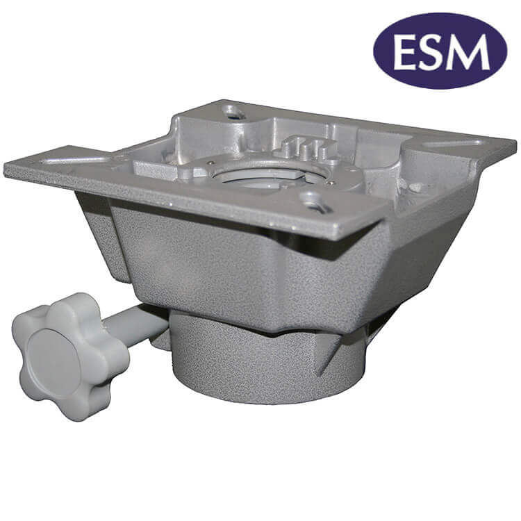 ESM boat seat box pedestal swivel top suits 73mm posts - Escaping Outdoors