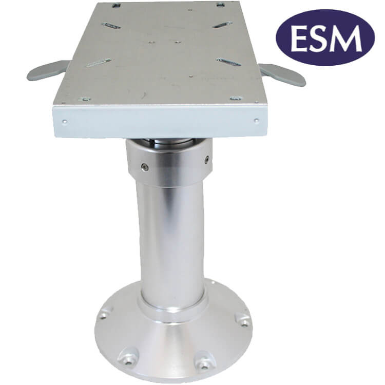 ESM gas adjustable boat seat pedestal and slide set 530 710mm - Escaping Outdoors