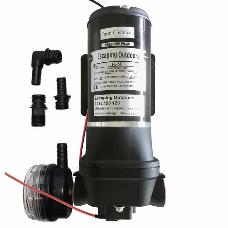 MonkeyJack 12 Volt Diaphragm Pump Self Priming Sprayer Pump with Pressure Switch New 