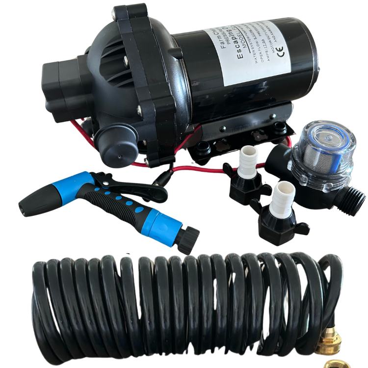 Escaping Outdoors FL70HP high pressure 12v water pump kit