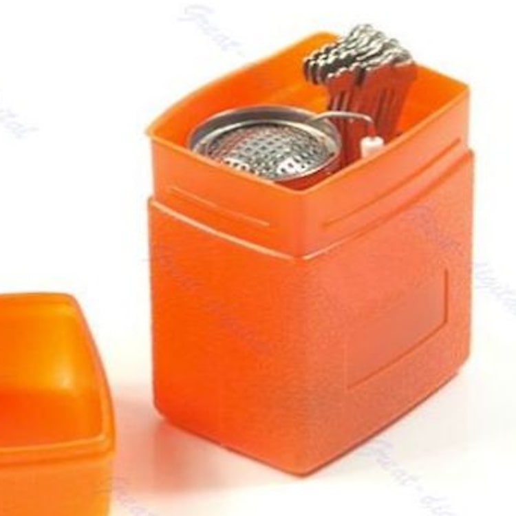 Gas mini hiking stove with hard protective cover - Escaping Outdoors