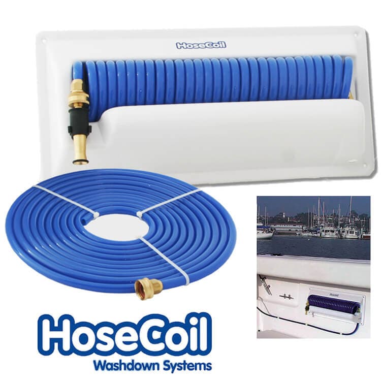 Hosecoil deck wash and washdown systems horizontal mount enclosure - Escaping Outdoors