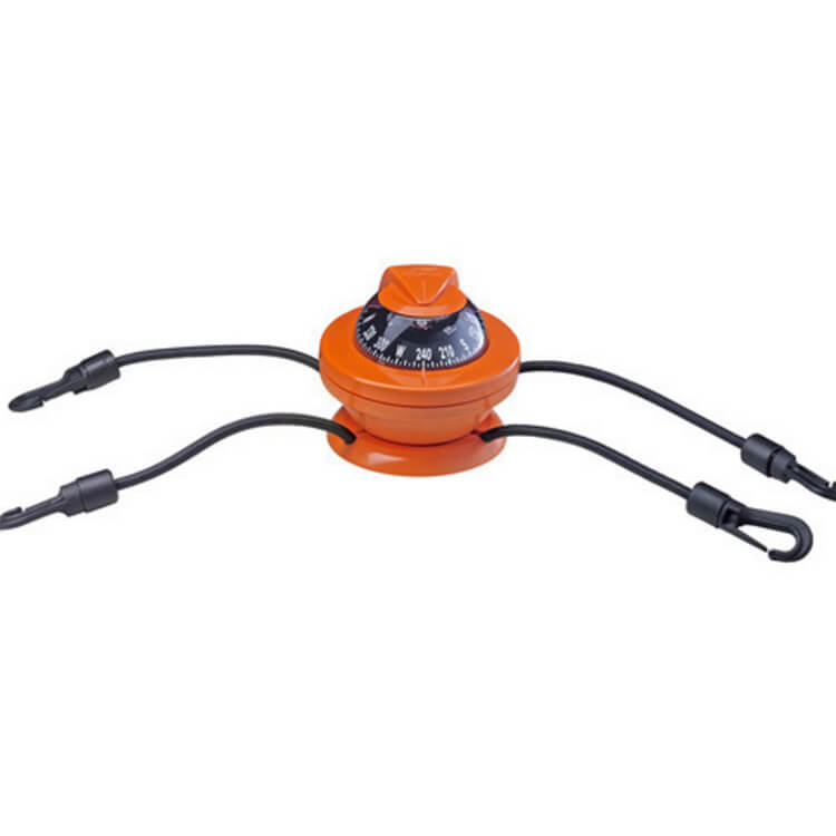 Plastimo kayak compass orange bracket mount black conical card for boats to 6m - Escaping Outdoors
