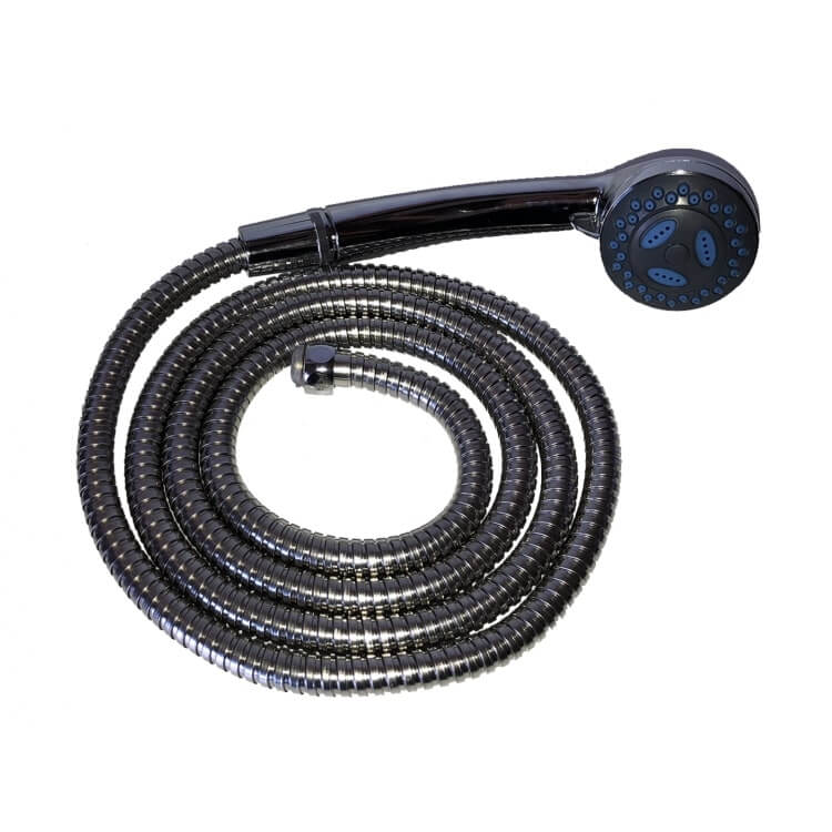Smarttek twist shower rose and 2m hose for camping showers - Escaping Outdoors