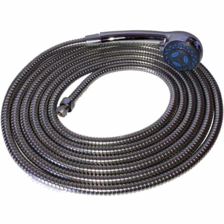 Smarttek twist shower rose and 5m hose for camping showers - Escaping Outdoors