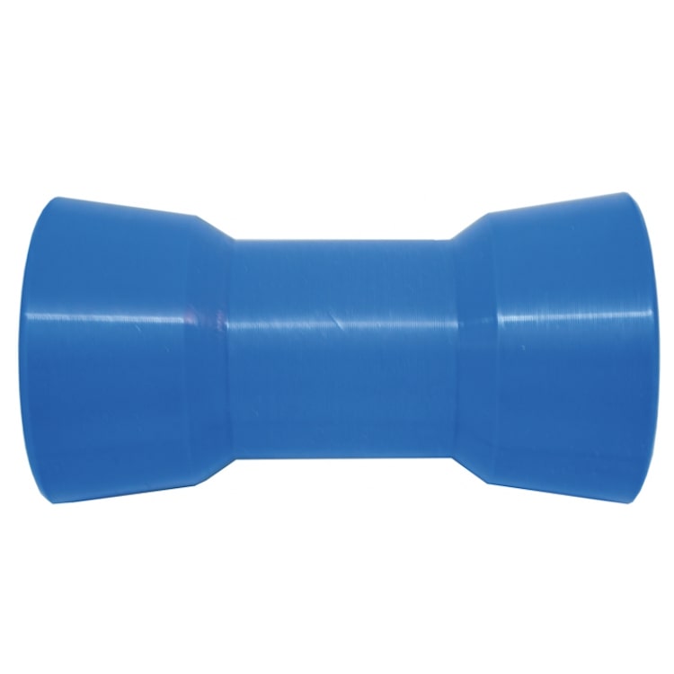 Trailer rollers for aluminium boats blue poly 200mm - Escaping Outdoors