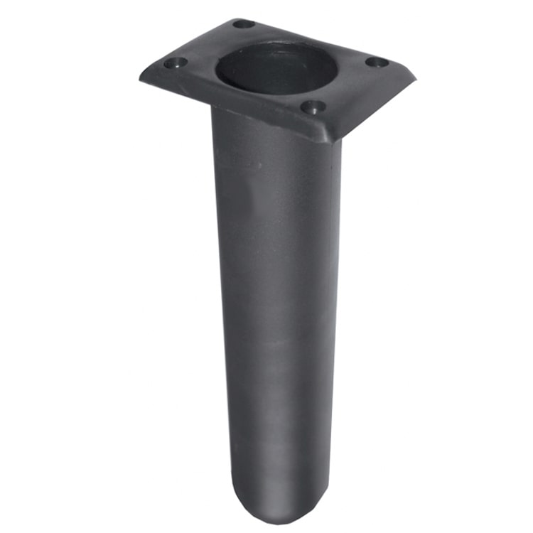 black poly fishing boat rod holder with straight shaft - Escaping Outdoors
