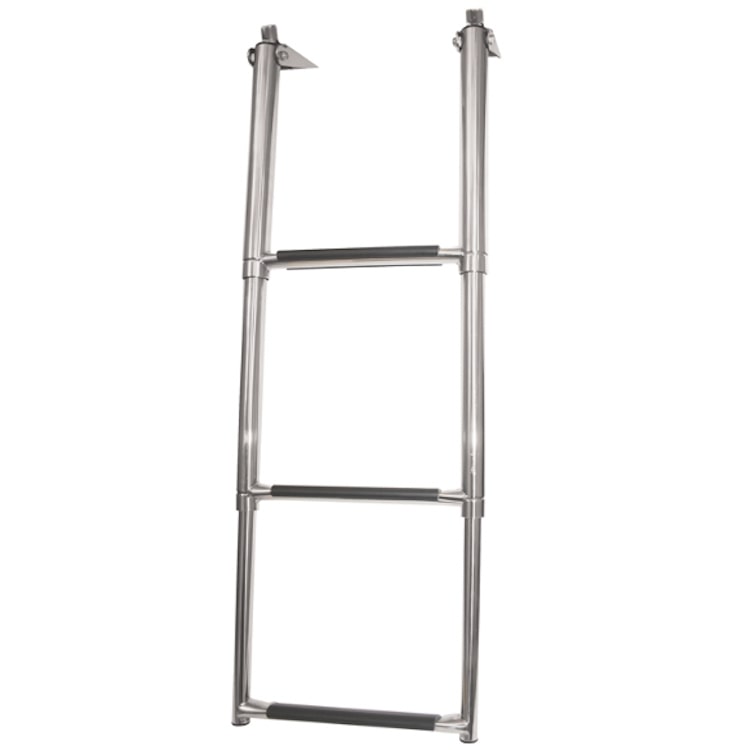 boat boarding ladder telescopic 3 step stainless steel ladder - Escaping Outdoors