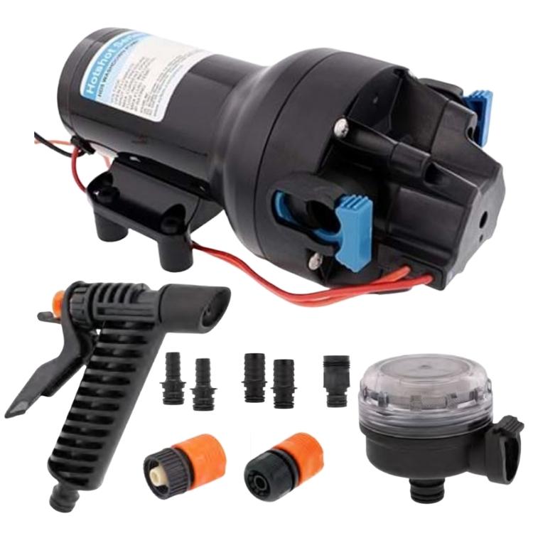 Jabsco Hotshot HD4 washdown deckwash saltwater pump kit 24v 60psi - Escaping Outdoors