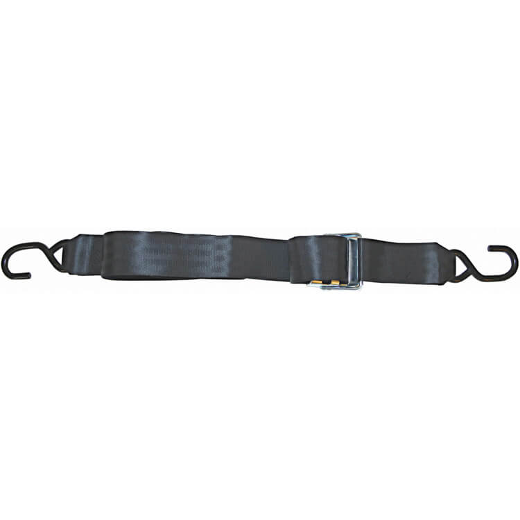 pair of ski hook transom tie downs heavy duty 250kg overlever strap tensioner - Escaping Outdoors