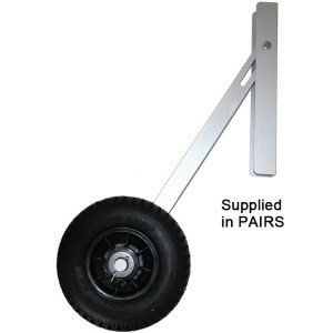 200mm pair of pneumatic dinghy mover wheels to launch boats to 4m with one person - Escaping-Outdoors
