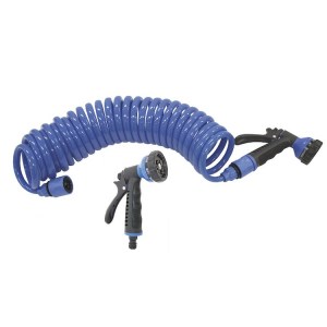 deckwash hose Hosecoil 7.6m coiled deck wash hose and gun - Escaping Outdoors