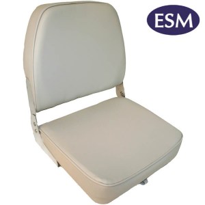 ESM boat seat Ensign folding boat seat light grey - Escaping Outdoors