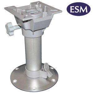 ESM boat seat pedestal 425mm adjustable plug in pedestal system - Escaping Outdoors