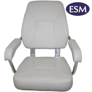 ESM mini mojo deluxe helm boat seat ivory white colour - Escapiing-Outdoor