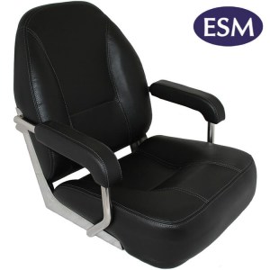 ESM Mojo deluxe helm marine boat seat black - Escaping Outdoors