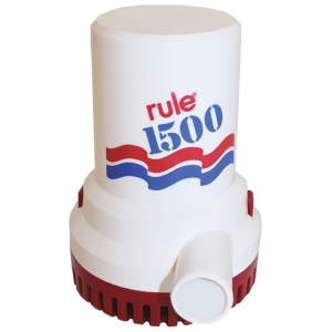 Rule 1500 bilge 24v boat water pump Submersible water transfer pump - Escaping Outdoors