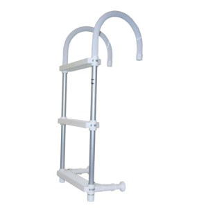 Trem anodised aluminium 3 step boat boarding ladder - Escaping Outdoors
