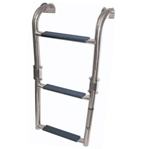 boat boarding ladder 3 step stainless steel - Escaping Outdoors