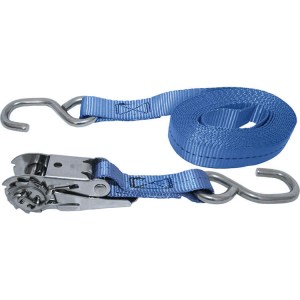 boat ratchet style tie down with 250kg lashing capacity 4.3m webbing - Escaping Outdoors