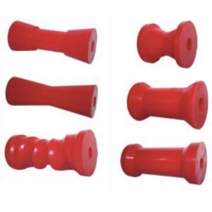 boat trailer rollers red poly rollers for fibreglass boats 9 sizes - Escaping Outdoors
