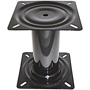 economical black 325mm fixed height boat seat pedestal - Escaping Outdoors