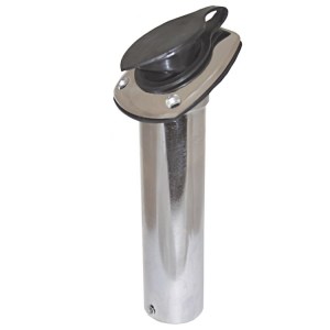 stainless steel flush mount fishing boat rod holder - Escaping Outdoors
