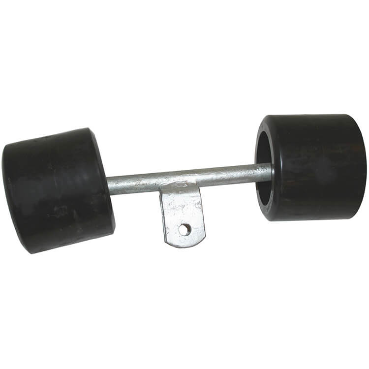 trailer rollers double poly wobble assembly with 19mm pin - Escaping Outdoors