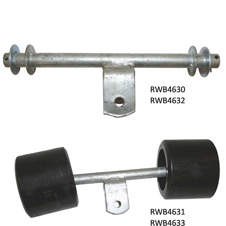 trailer rollers double wobble trailer assembly - Escaping Outdoors