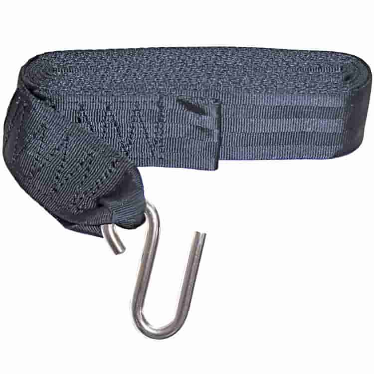trailer winch webbing strap with S hook - Escaping Outdoors